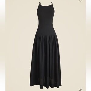 J. Crew Black pintuck dress sold out
